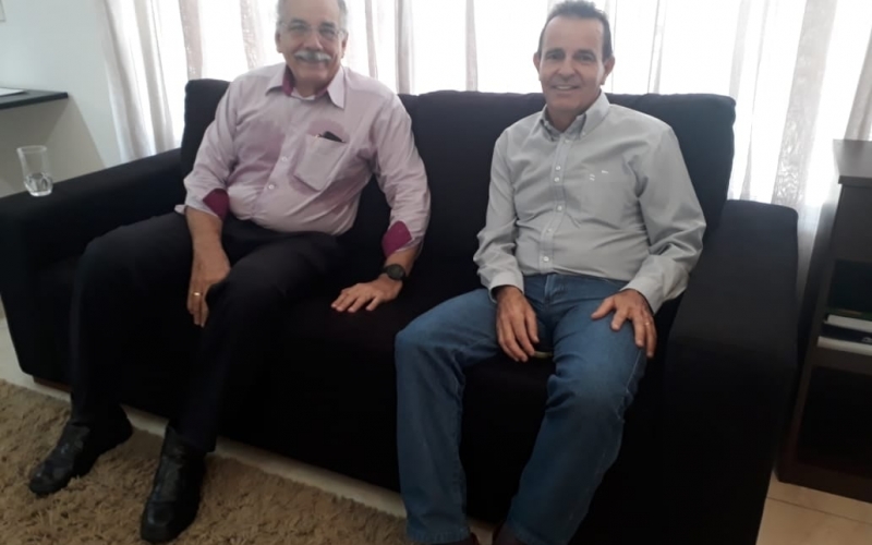 PREFEITO VISITA DEPUTADO FEDERAL DRº LUIZ OVANDO 