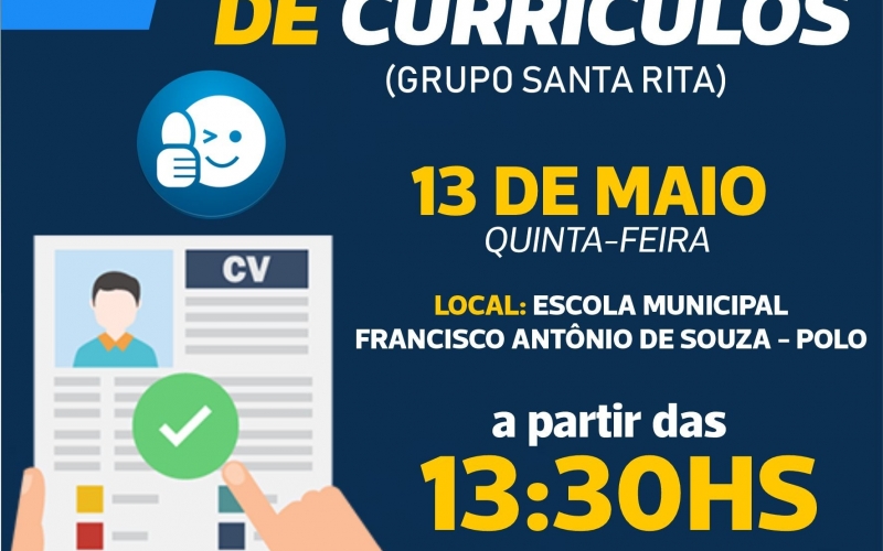 VAGAS DE EMPREGO PARA JARAGUARI / ENTREGA DE CURRÍCULOS NESTA QUINTA-FEIRA DIA 13/05