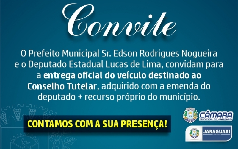 Convite Entrega de Veículo