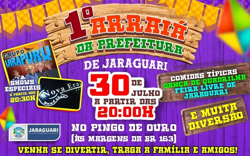 1º Arraiá da Prefeitura de Jaraguari