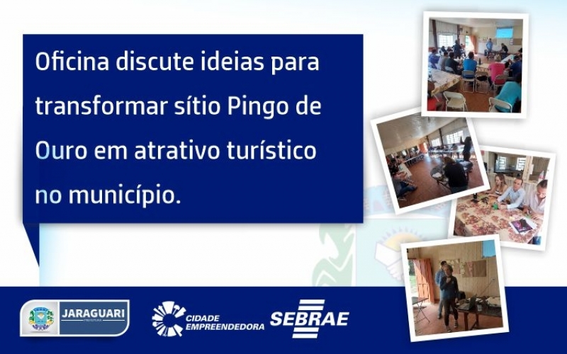 Oficina discute ideias para transformar sítio Pingo de Ouro em atrativo turístico