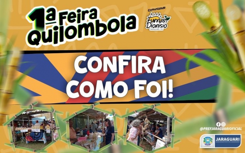 Confira como foi a 1ª Feira Quilombola