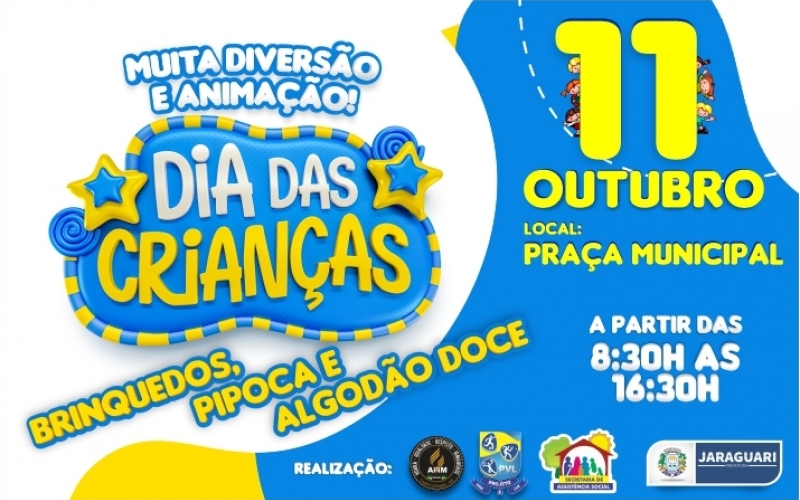 Dia das Crianças na Praça Municipal