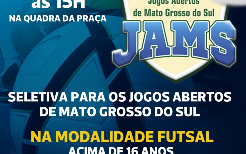 OLHA NO LANCE! JARAGUARI IRÁ SELECIONAR ATLETAS PARA DISPUTAR OS JOGOS ABERTOS DO ESTADO DE MATO GROSSO DO SUL
