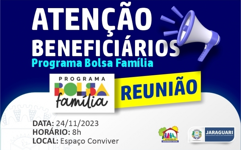 REUNIÃO BOLSA FAMÍLIA