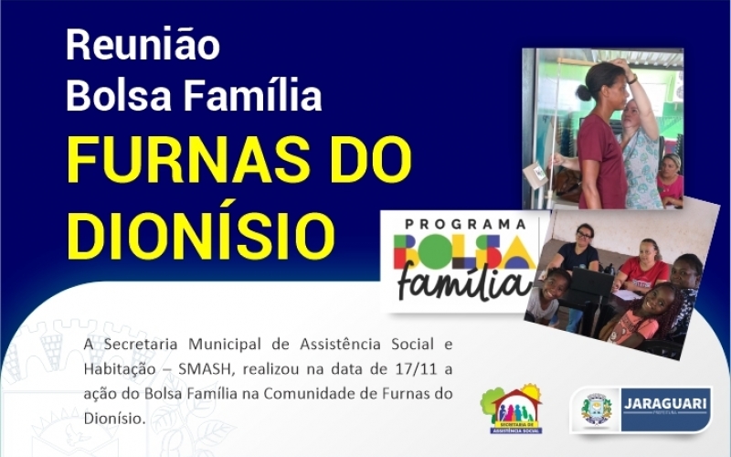 Reunião Bolsa Família na Comunidade de Furnas do Dionísio