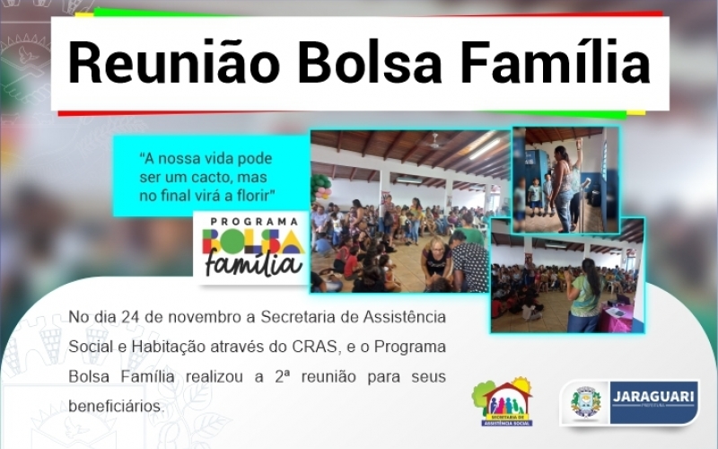 Reunião Bolsa Família